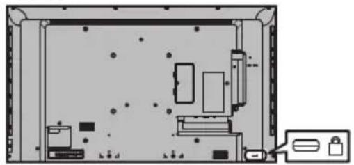 PANASONIC TH43LFE8J - ケンジントンセキュリ ティスロット - 1