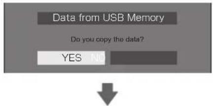 PANASONIC TH43LFE8J - ◀▶で「YES」を選び、を押す - 1
