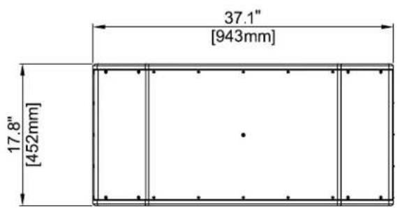 BOSE RoomMatch - Product Dimensions (in millimeters) - 2