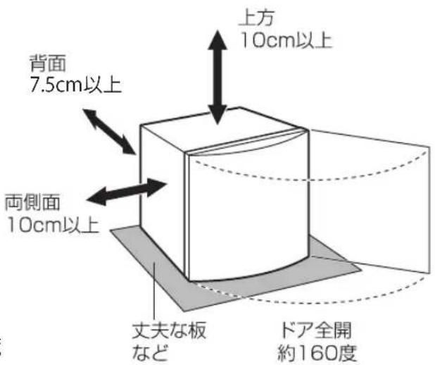 HISENSE HRA42JW - 冷藏庫を床と水平にし、固定する - 1