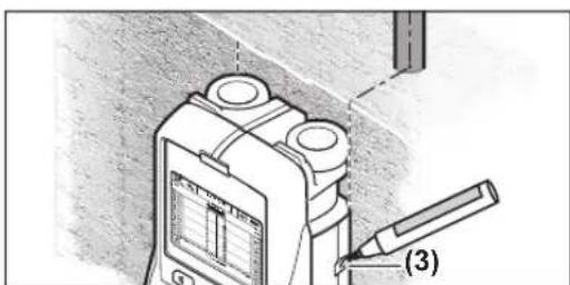 BOSCH Dtect 150 SV Professional - Localização dos objetivos - 2