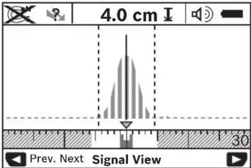 BOSCH Dtect 150 SV Professional - (Vizualizarize semnal) - 1