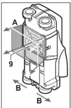 BOSCH Dtect 150 SV Professional - Funksjon (se bilde B) - 1