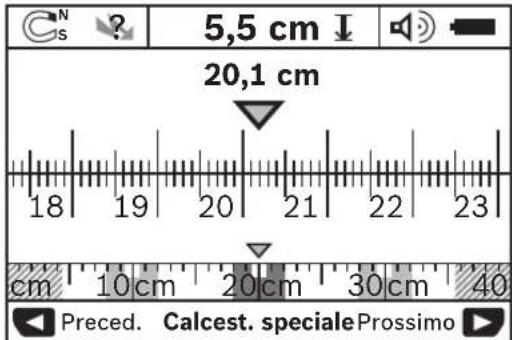 BOSCH Dtect 150 SV Professional - Cambio dei tipi di visualizzazione - 1