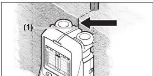 BOSCH Dtect 150 SV Professional - Lokalisering av objektene - 1