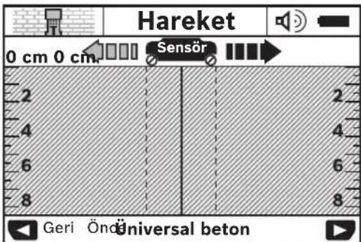 BOSCH Dtect 150 SV Professional - Ölçme ilemi - 1