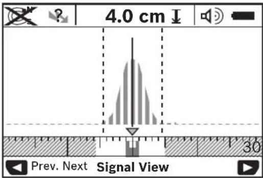 BOSCH Dtect 150 SV Professional - (Signaalinakymä) - 1