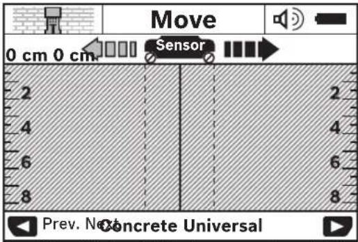 BOSCH Dtect 150 SV Professional - Ameresifolyamat - 1