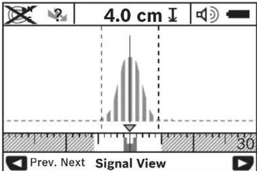 BOSCH Dtect 150 SV Professional - (Pogled signala) - 1