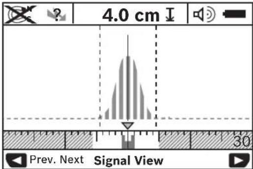 BOSCH Dtect 150 SV Professional - (Signalo vaizdas) - 1