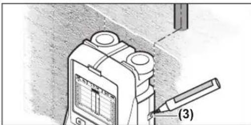 BOSCH Dtect 150 SV Professional - Elementos de indicación (ver figura A) - 2