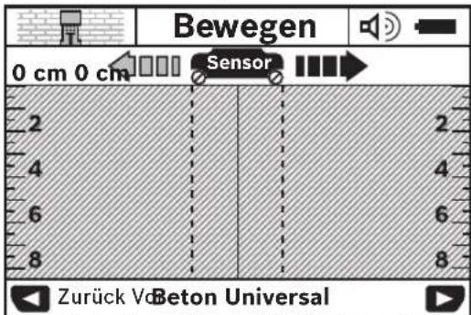 BOSCH Dtect 150 SV Professional - Messvorgang - 1