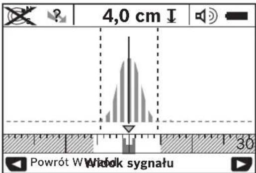 BOSCH Dtect 150 SV Professional - < Widok sygnalu> - 1