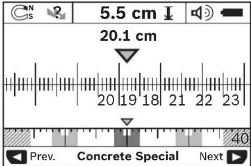 BOSCH Dtect 150 SV Professional - A kijelzési某种程度kożtti atkapcsolás - 1