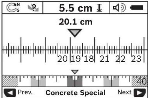 BOSCH Dtect 150 SV Professional - Indikacijas veida izvele - 1