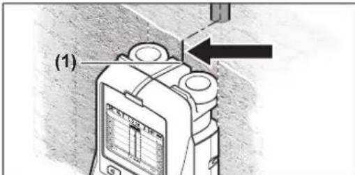 BOSCH Dtect 150 SV Professional - Elementos de indicación (ver figura A) - 1