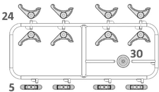 MEGABLEU HM04MB - LISTE DES PIÈCES - 2