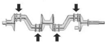 MEGABLEU HM04MB - Fixation des ensembles piston/bielle sur le vilebrequin - 1