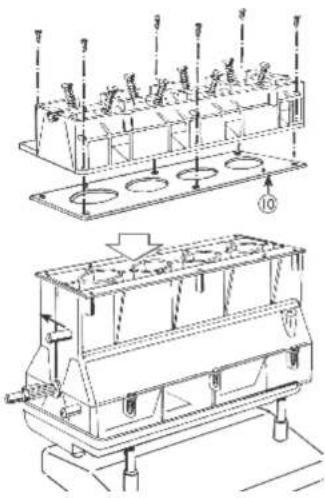MEGABLEU HM04MB - Fixation du joint de culasse sur le bloc-cylindres - 1