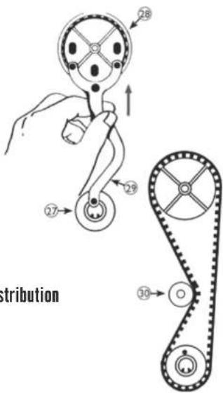 MEGABLEU HM04MB - Montage du pignon d'arbre à cames - 1