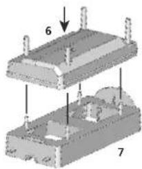 MEGABLEU HM10MB - Montage de la partie inférieure du carter sur le bac à huile - 1