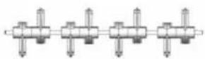 MEGABLEU HM10MB - Fixation des culbuteurs sur les arbres culbuteurs - 3