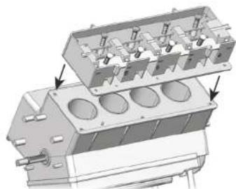 MEGABLEU HM10MB - Montage des parties inférieures de culasse sur le bloc-cylindres - 1