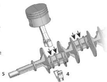 MEGABLEU HM10MB - Montage des ensembles piston/bielle sur le vilebrevin - 1
