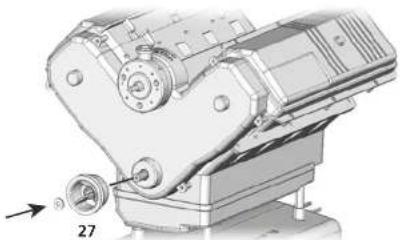 MEGABLEU HM10MB - Montage de la poulie de vilebrequin - 1
