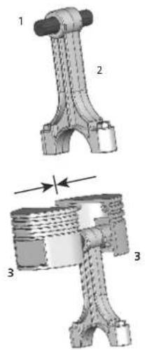 MEGABLEU HM10MB - Assemblage des pistons et des bielles - 1