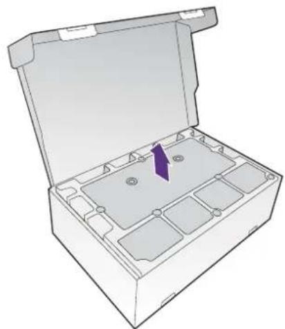 BENQ EX3203R - Fixez la base du moniteur. - 3