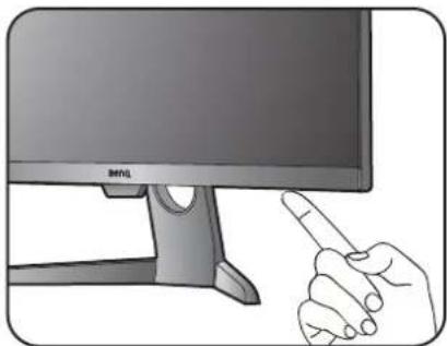 BENQ EX3203R - Connexion de l'alimentation et mise sous tension. - 4