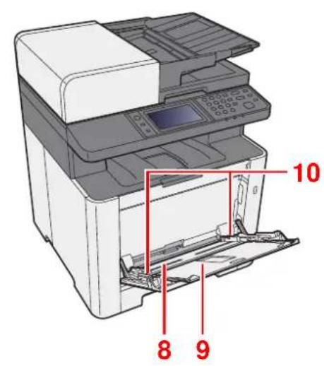 KYOCERA Ecosys M5526cdn - Nomenclature (connecteurs/intérieur) - 4