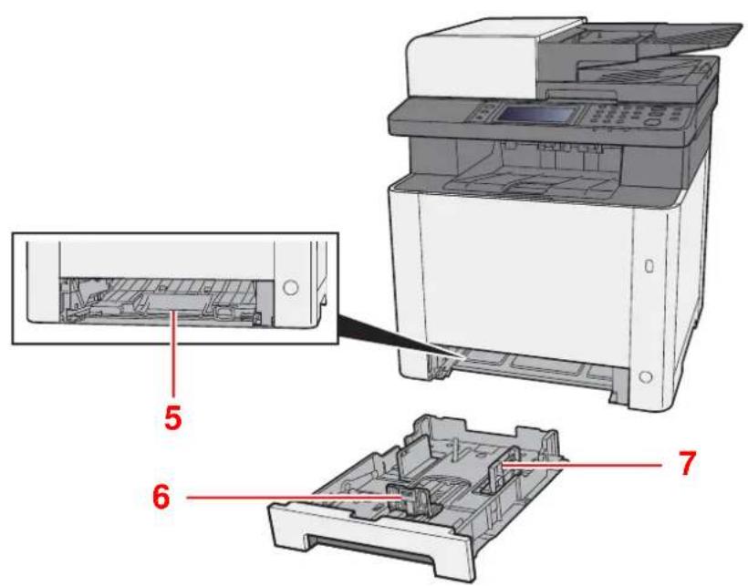 KYOCERA Ecosys M5526cdn - Nomenclature (connecteurs/intérieur) - 3
