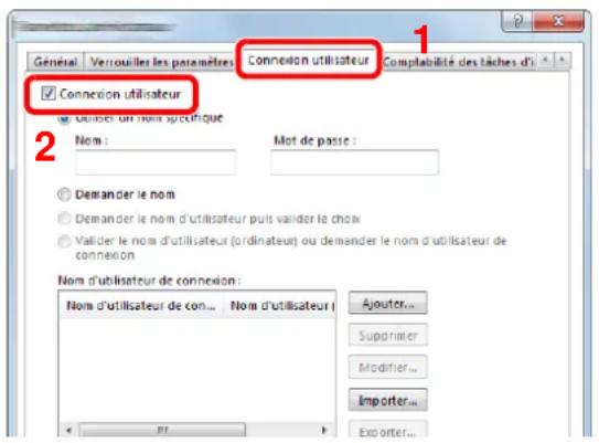 KYOCERA Ecosys M5526cdn - Configurer les paramètres. - 1