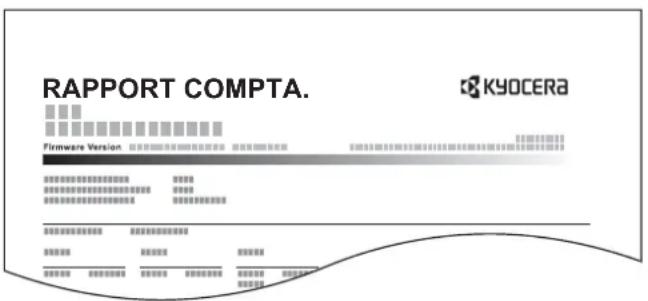 KYOCERA Ecosys M5526cdn - Impr. rapport compteurs - 1
