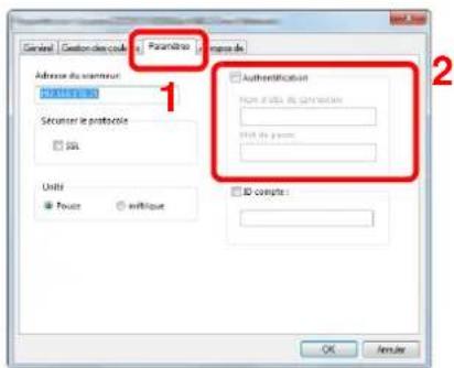KYOCERA Ecosys M5526cdn - Configurer les paramètres. - 1