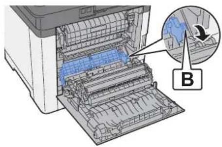 KYOCERA Ecosys M5526cdn - Ouvrir le capot (A). - 3