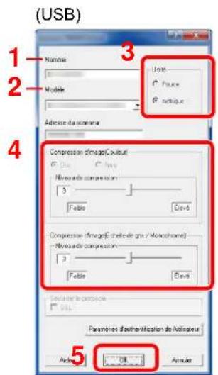 KYOCERA Ecosys M5526cdn - Configurer le pilote TWAIN. - 2