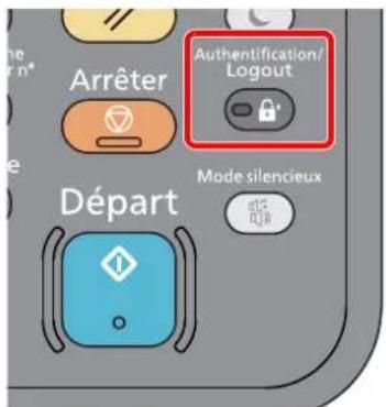 KYOCERA Ecosys M5526cdn - Déconnexion - 1