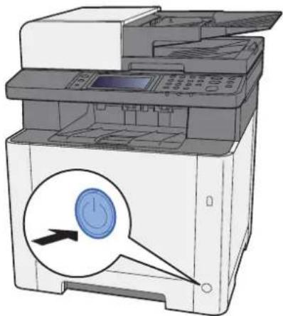 KYOCERA Ecosys M5526cdn - Mise hors tension - 1