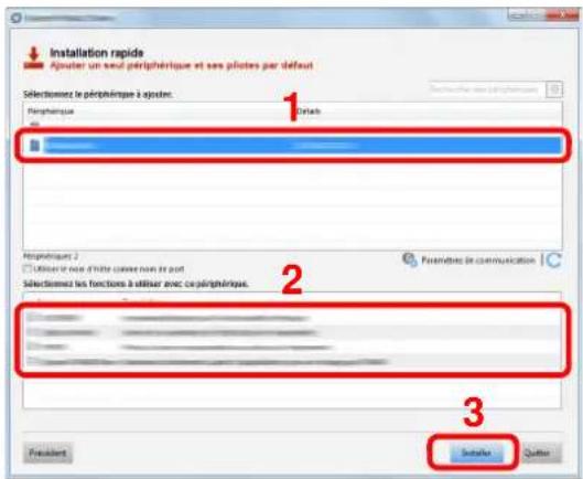 KYOCERA Ecosys M5526cdn - Installer le logiciel. - 1