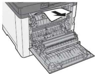 KYOCERA Ecosys M5526cdw - Ouvrir le capot (A). - 2
