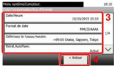 KYOCERA Ecosys M5526cdw - Sélectionner une fonction. - 3