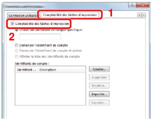 KYOCERA Ecosys M5526cdw - Configurer les paramètres. - 1