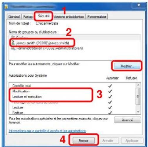 KYOCERA Ecosys M5526cdw - Consulter les détails définis dans l'onglet [Sécurité]. - 1