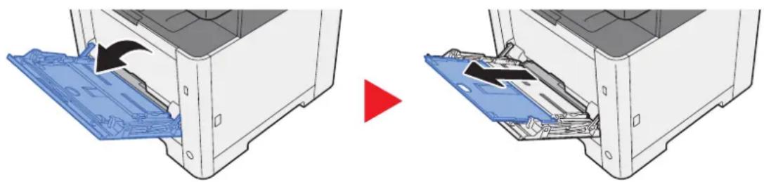 KYOCERA Ecosys M5526cdw - Ouvrir le by-pass. - 1