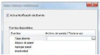 KYOCERA Ecosys M5526cdw - Paramétres de notification de Status Monitor - 2
