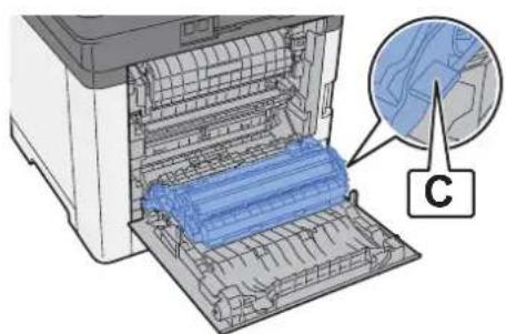 KYOCERA Ecosys M5526cdw - Ouvrir le capot (A). - 6