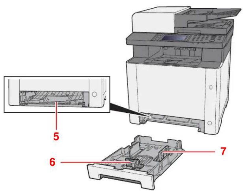KYOCERA Ecosys M5526cdw - Nomenclature (connecteurs/intérieur) - 3